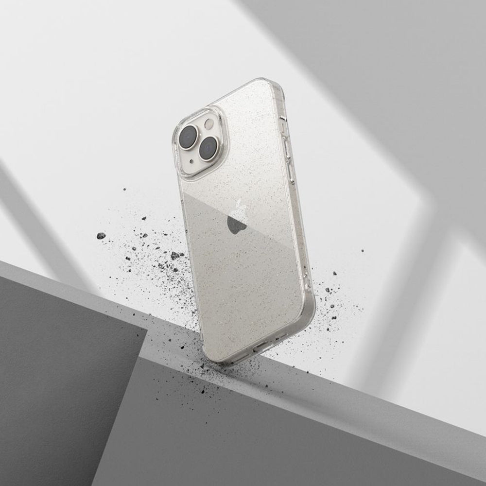 Hoes voor Motorola Edge 50 Fusion, Techsuit, SparkleSkin, Transparant