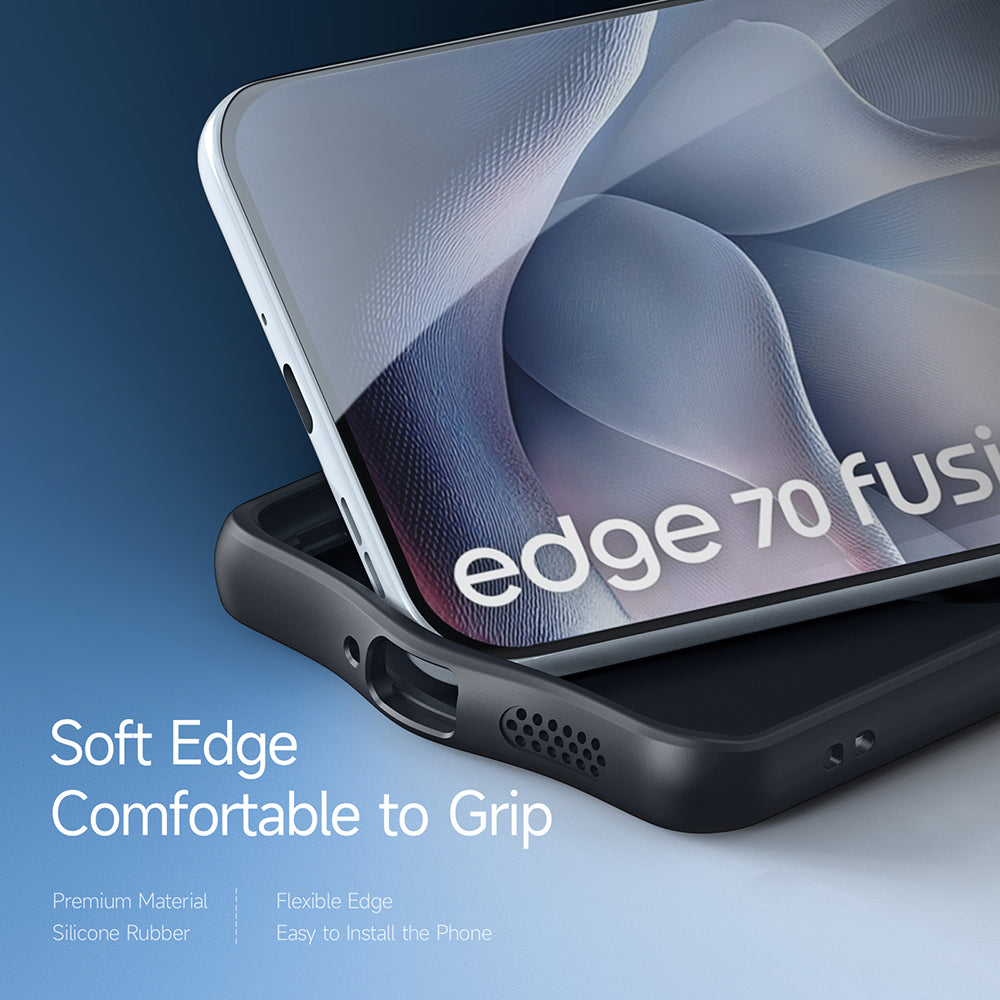 Hoesje voor Motorola Edge 70 Fusion, DUX DUCIS, Aimo, Zwart