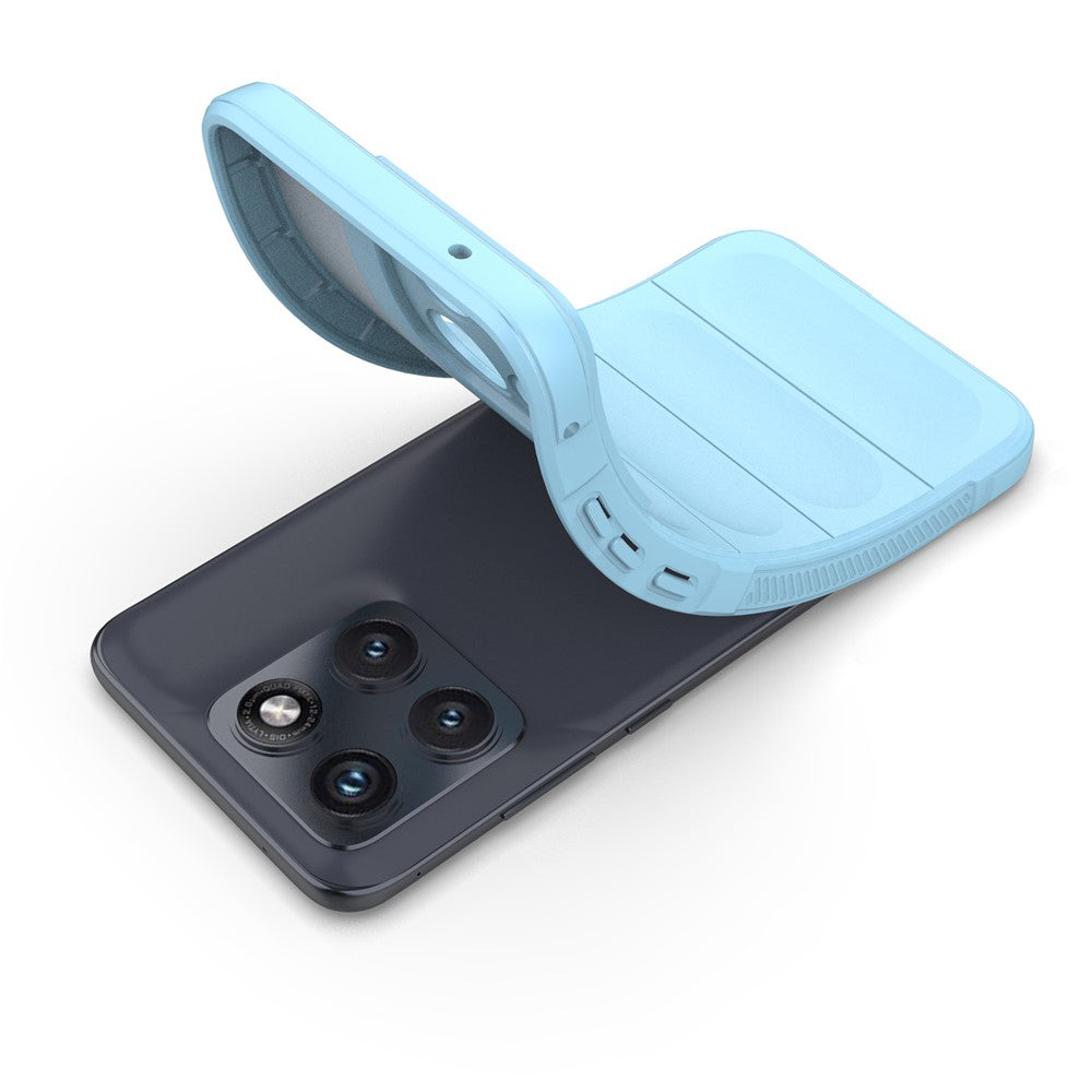 Hoesje voor Motorola Edge 70 Fusion, Techsuit, Magic Shield, Blauw