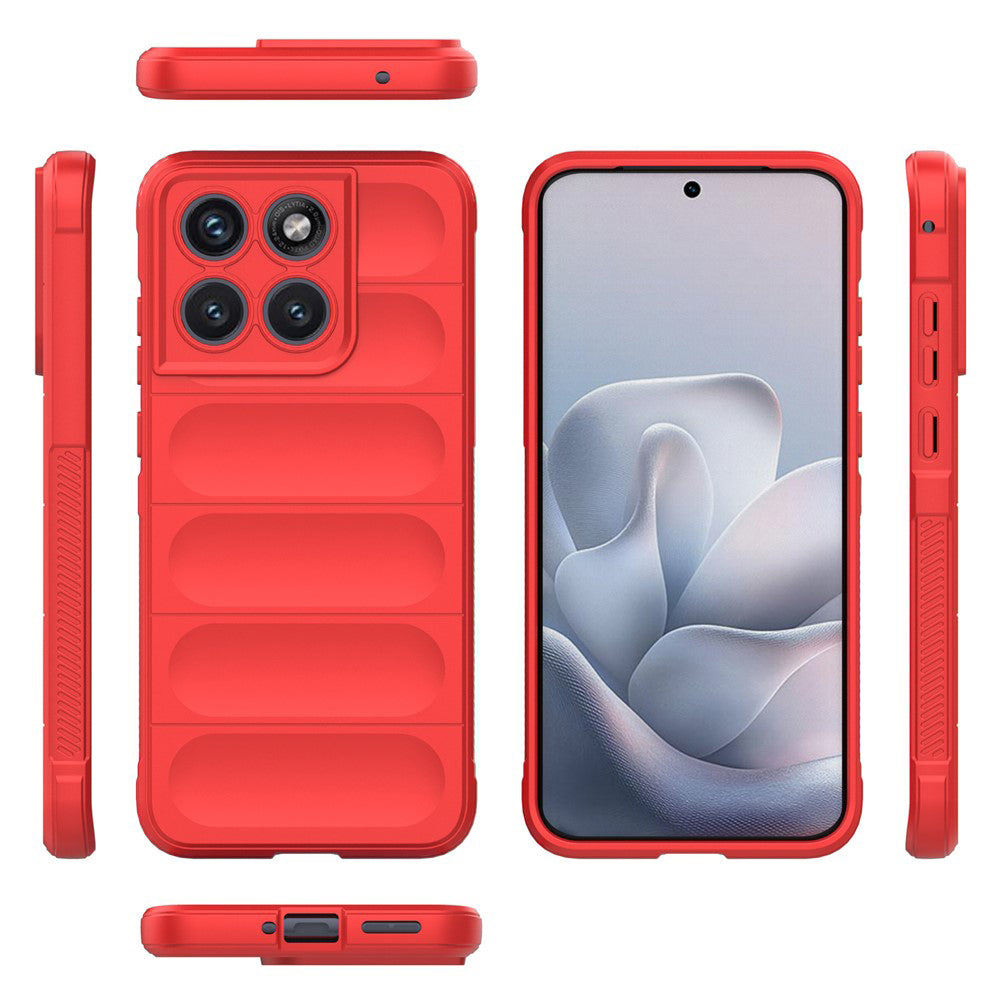 Hoes voor Motorola Edge 70 Fusion, Techsuit, Magic Shield, Rood