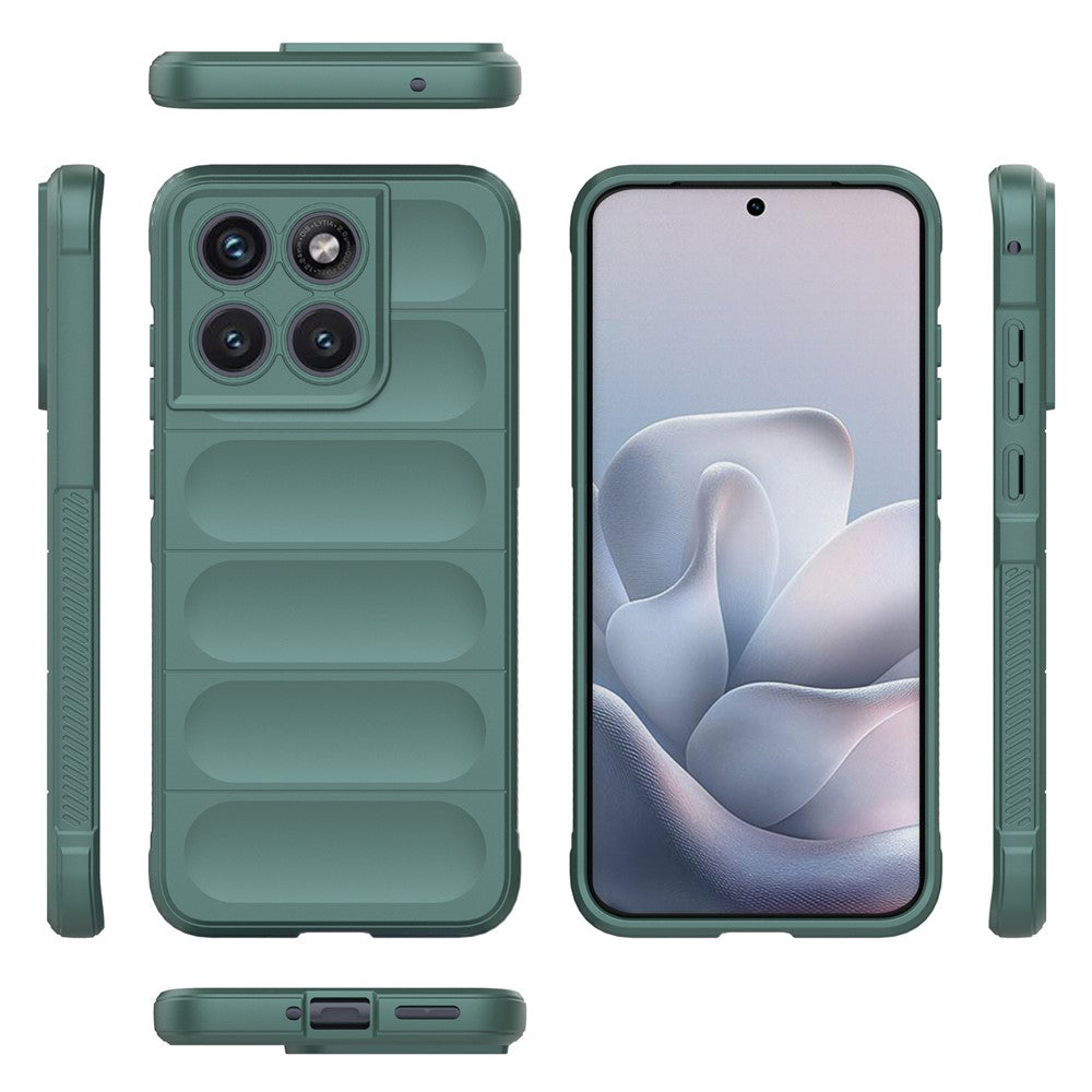 Hoes voor Motorola Edge 70 Fusion, Techsuit, Magic Shield, Groen