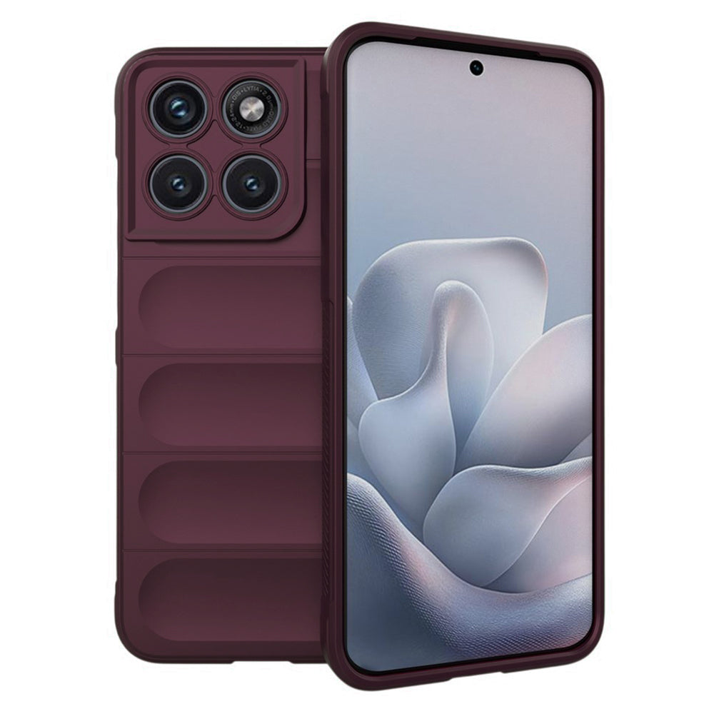 Hoes voor Motorola Edge 70 Fusion, Techsuit, Magic Shield, Bordeaux