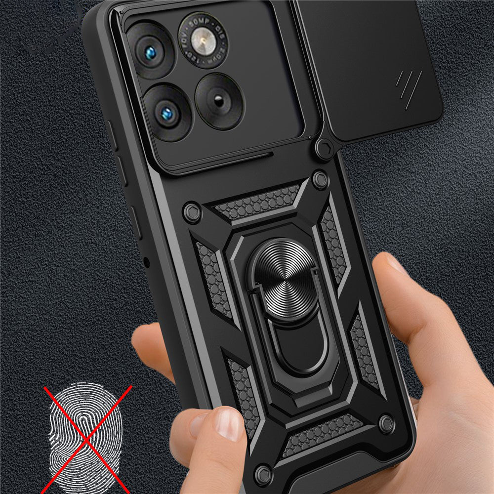 Hoes voor Motorola Edge 70 Max, Techsuit, CamShield, Zwart