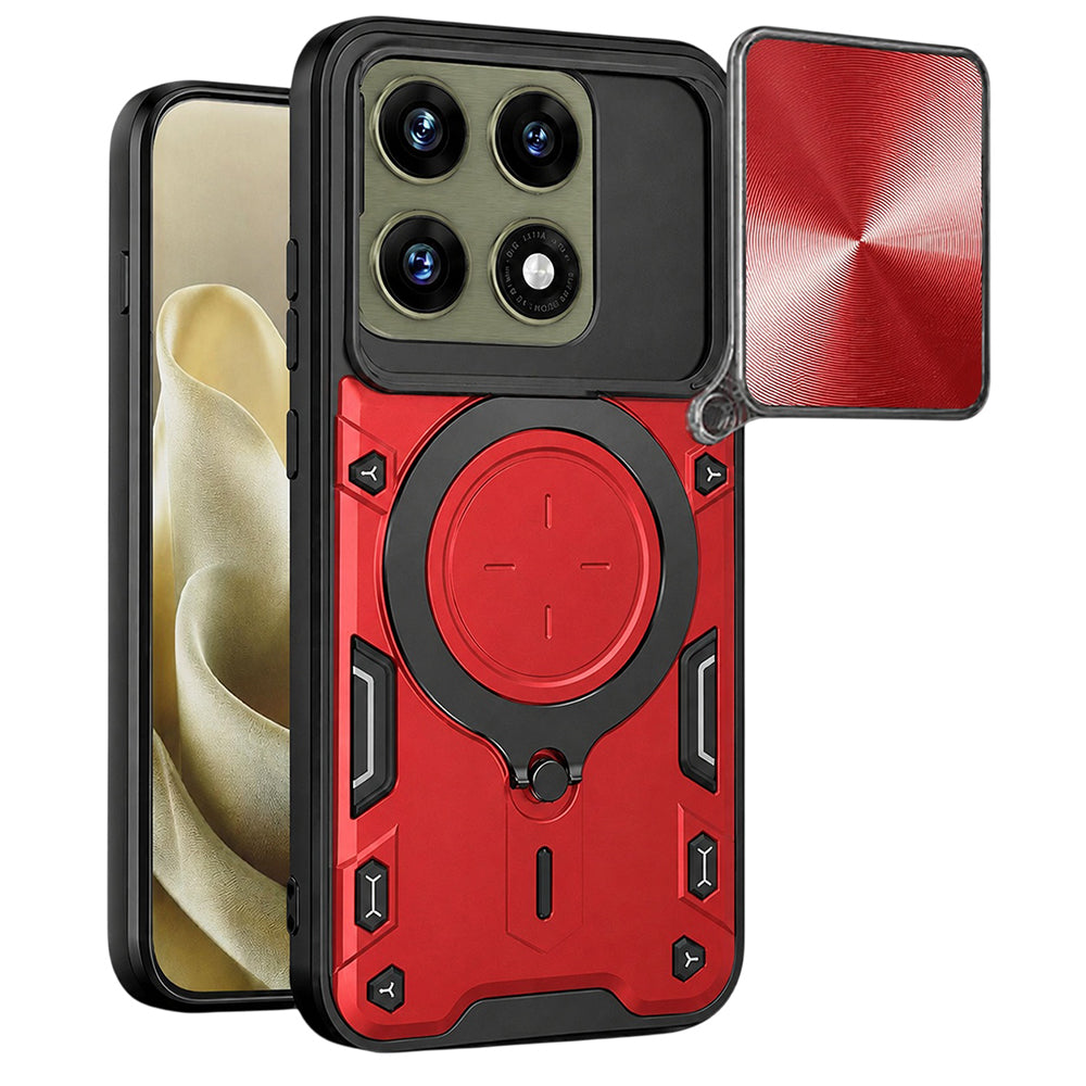 Hoes voor Motorola Edge 70 Pro, Techsuit, CamGuard Pro, Rood