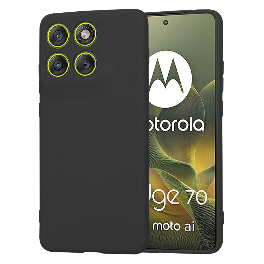 Hoes voor Motorola Edge 70, Techsuit, SoftFlex, Zwart