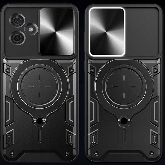 Hoes voor Motorola Moto G86, Techsuit, CamGuard Pro, Zwart