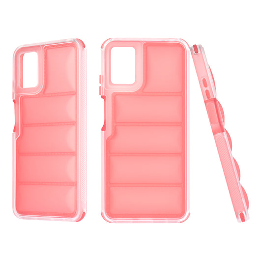 Hoes voor Motorola Moto E22i / E22, Techsuit, Wave Shield, Rood
