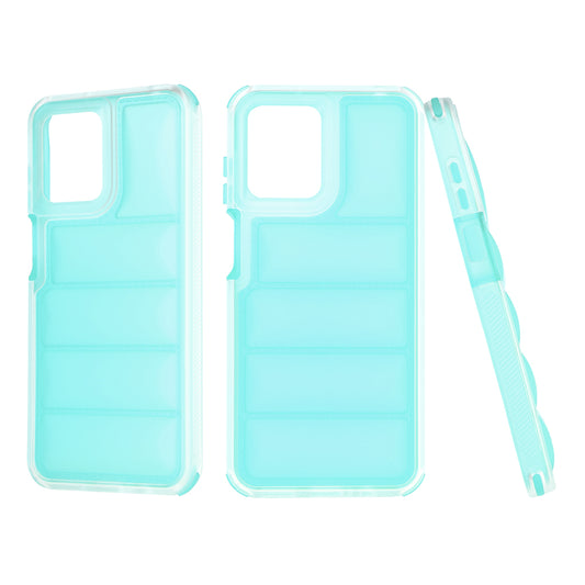 Hoes voor Motorola Moto G13 / G23 / G53, Techsuit, Wave Shield, Turkoois