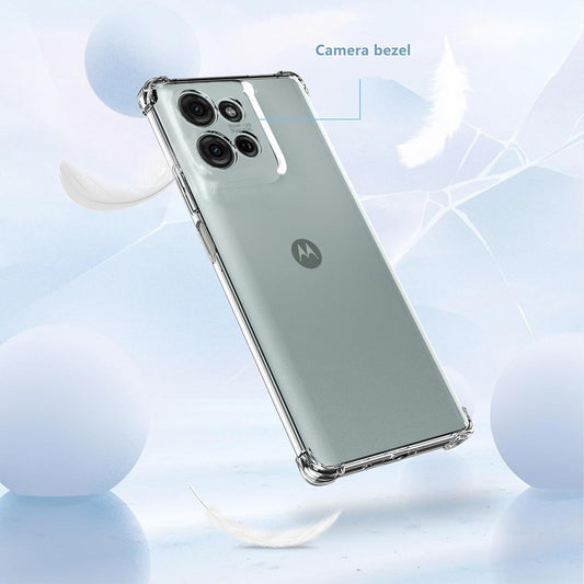 Hoes voor Motorola Moto G75, Techsuit, Schokbestendig Transparant, Helder