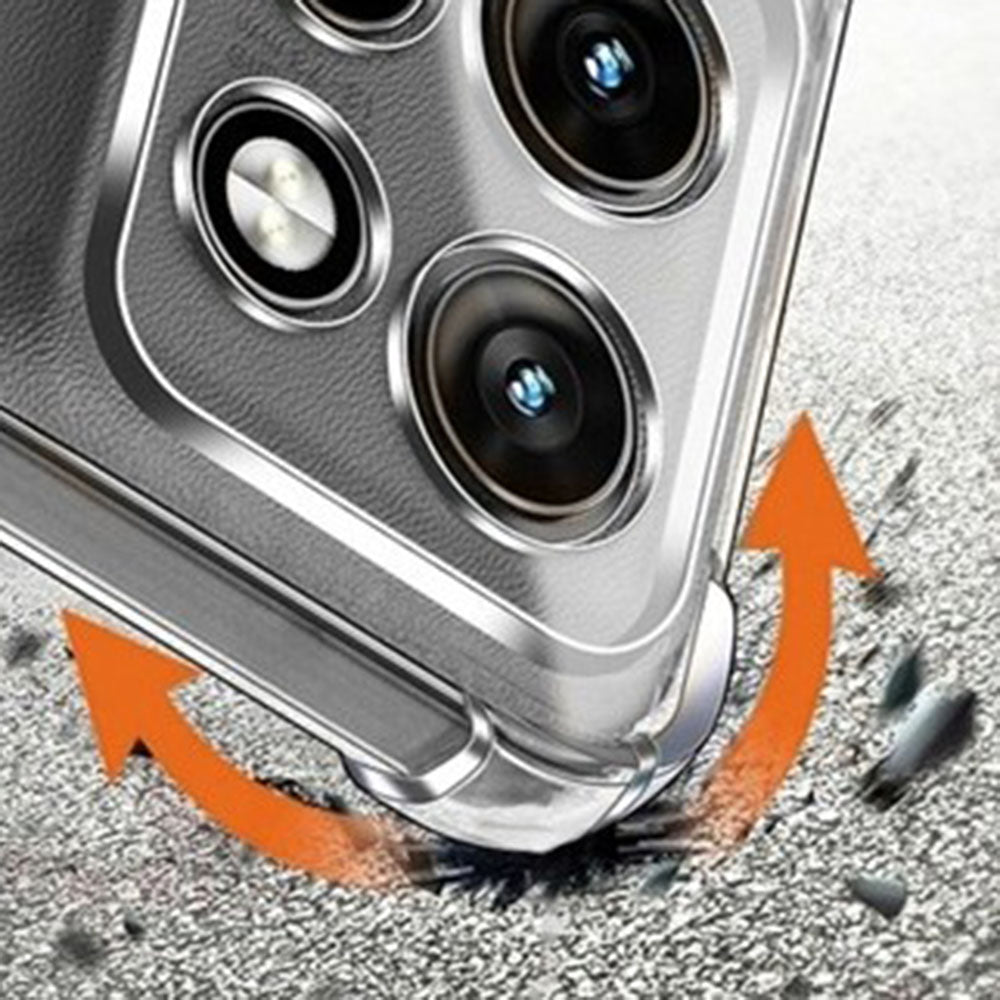 Hoes voor Motorola Moto G86 Power, Techsuit, Schokbestendig Transparant