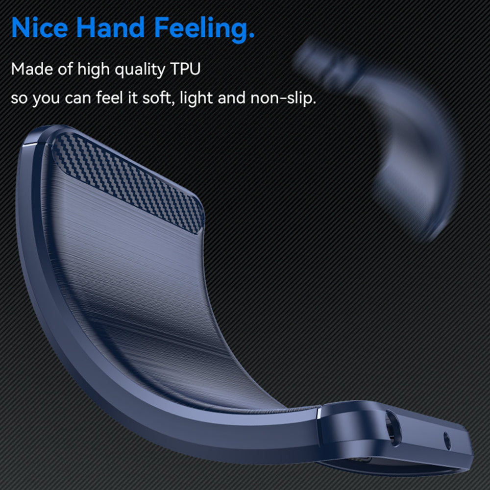 Hoes voor Nothing CMF Phone 1, Techsuit, Carbon, Blauw
