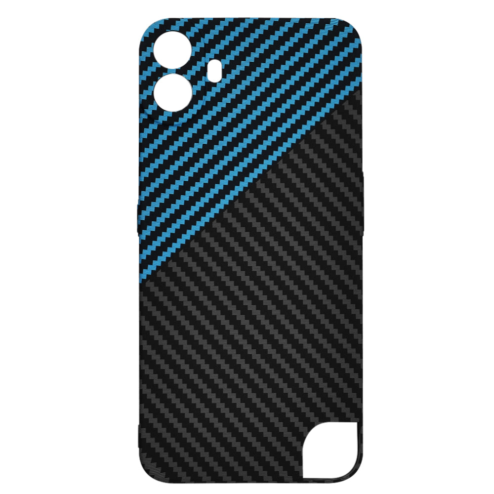 Hoes voor Nothing CMF Phone 1, Techsuit, Carbonite FiberShell, Zwart Blauw