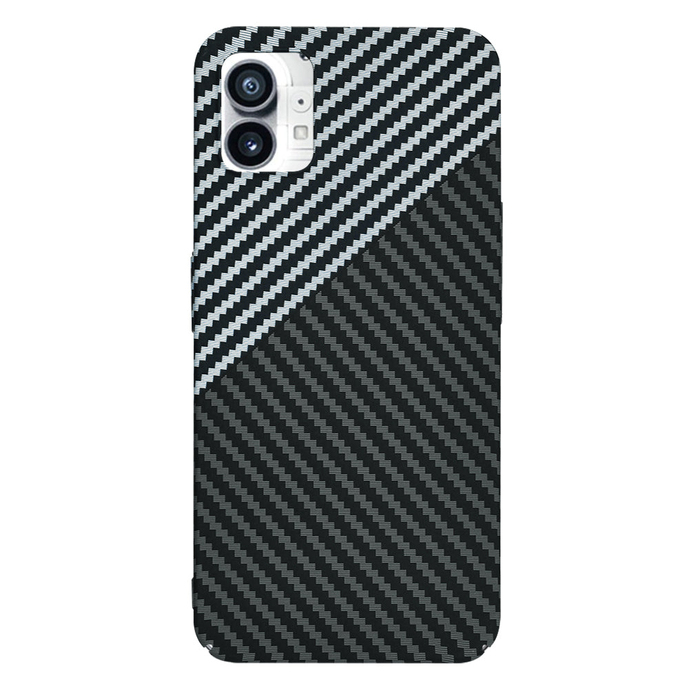 Hoes voor Nothing Phone (1), Techsuit, Carbonite FiberShell, Zwart Grijs