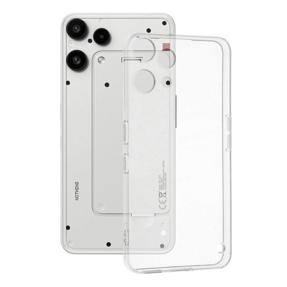 Hoes voor Nothing Phone (3a) Lite, Techsuit, Clear, Transparant