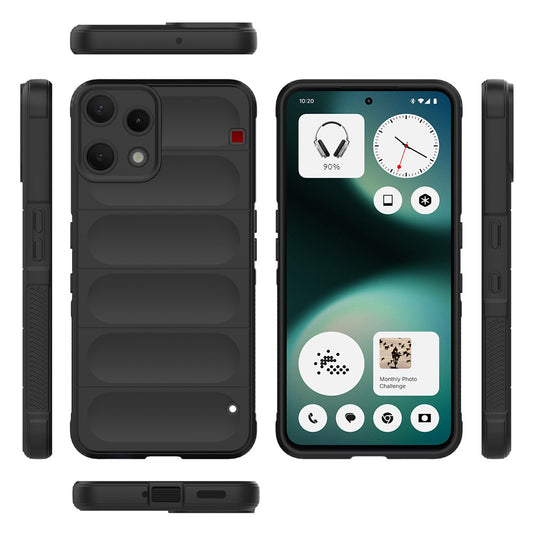 Hoes voor Nothing Phone (3a) Lite, Techsuit, Magic Shield, Zwart