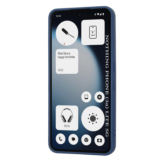 Hoes voor Nothing Phone (3a) Lite, Techsuit, SoftFlex, Marineblauw