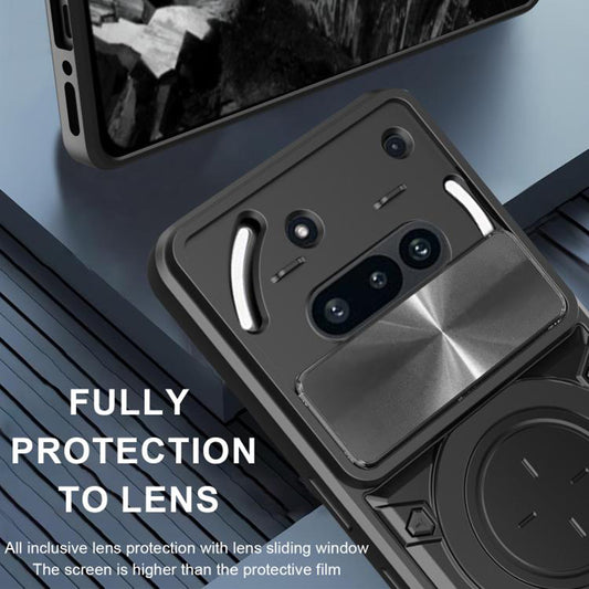 Hoes voor Nothing Phone (3a), Techsuit, CamGuard Pro, Roze Goudkleurig