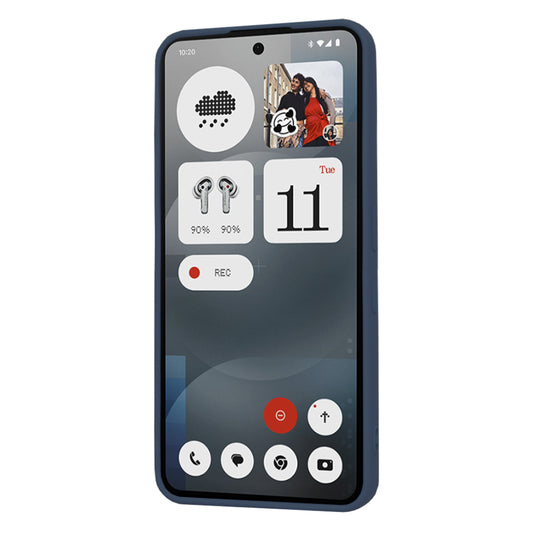 Hoes voor Nothing Phone (3a), Techsuit, SoftFlex, Marineblauw