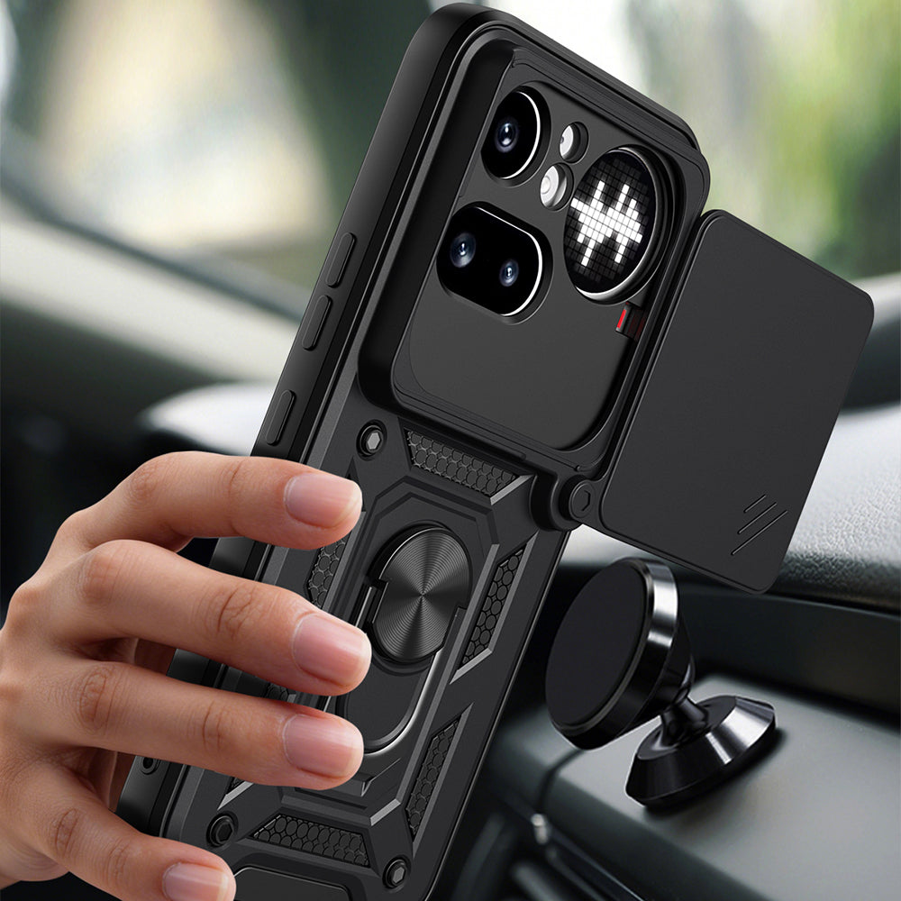 Hoes voor Nothing Phone (4a) Pro, Techsuit, CamShield, Zwart
