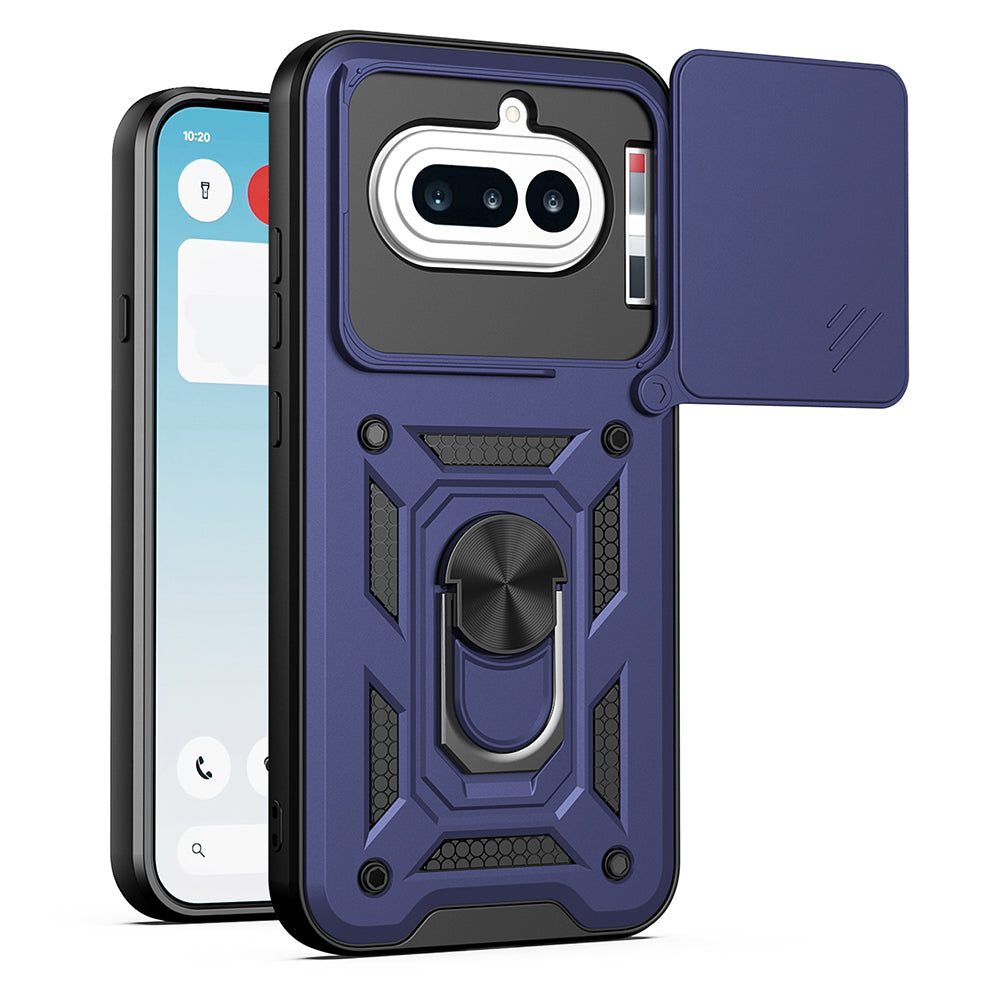 Hoes voor Nothing Phone (4a), Techsuit, CamShield, Blauw