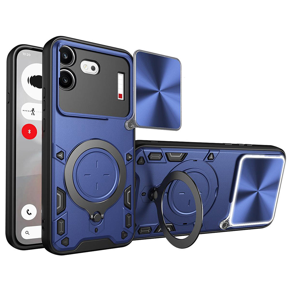 Hoes voor Nothing Phone (4b), Techsuit, CamGuard Pro, Blauw