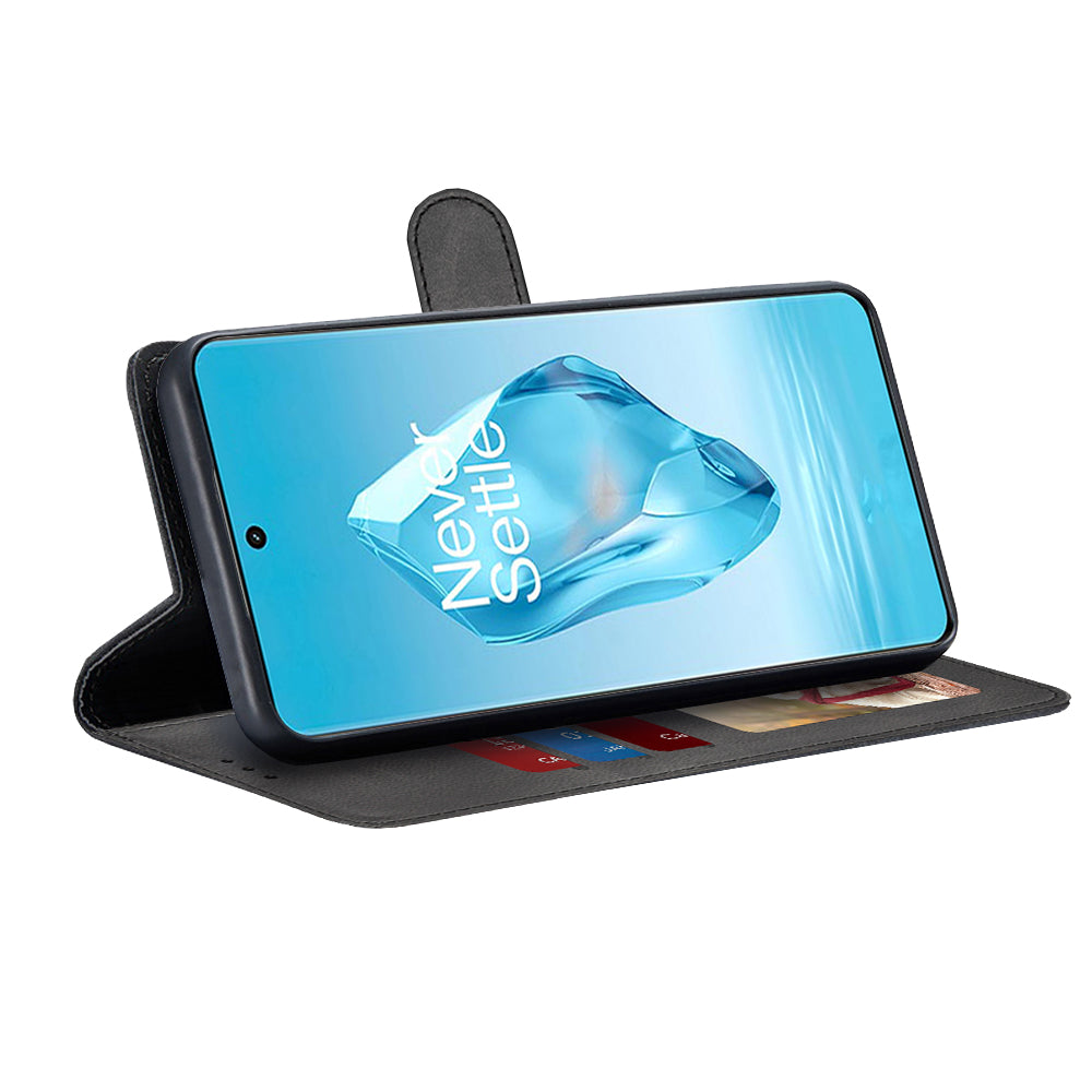 Hoes voor OnePlus 12R, Techsuit, Diary Book, Zwart
