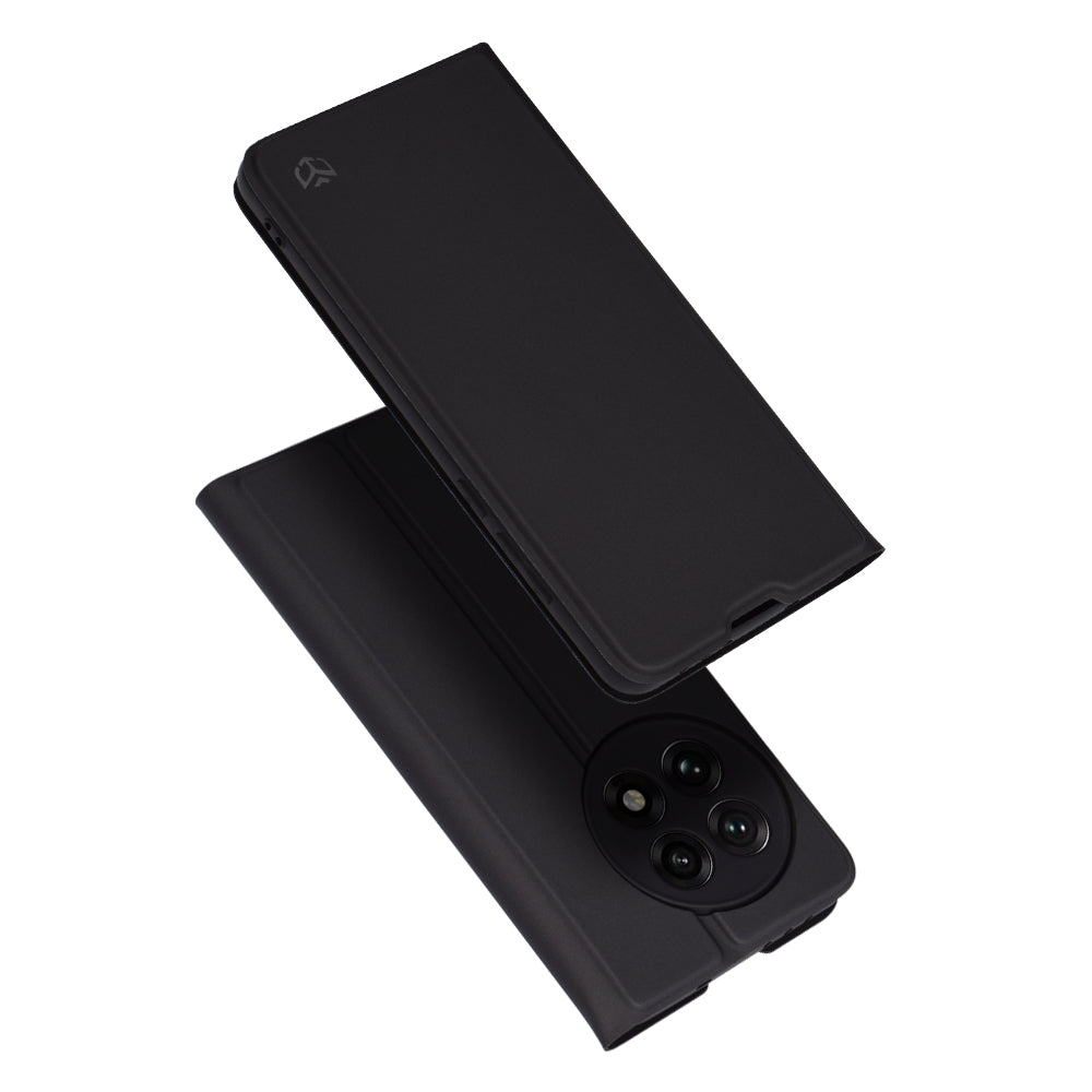 Hoes voor OnePlus 13R, Techsuit, Magskin Book, Zwart