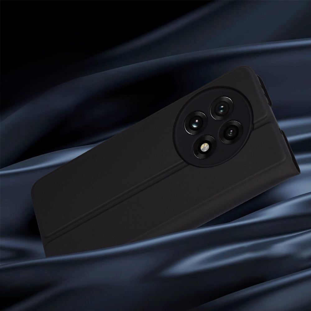 Hoes voor OnePlus 13R, Techsuit, Magskin Book, Zwart