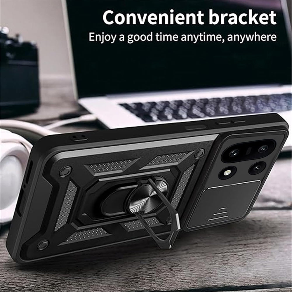 Hoes voor OnePlus 15, Techsuit, CamShield, Zwart