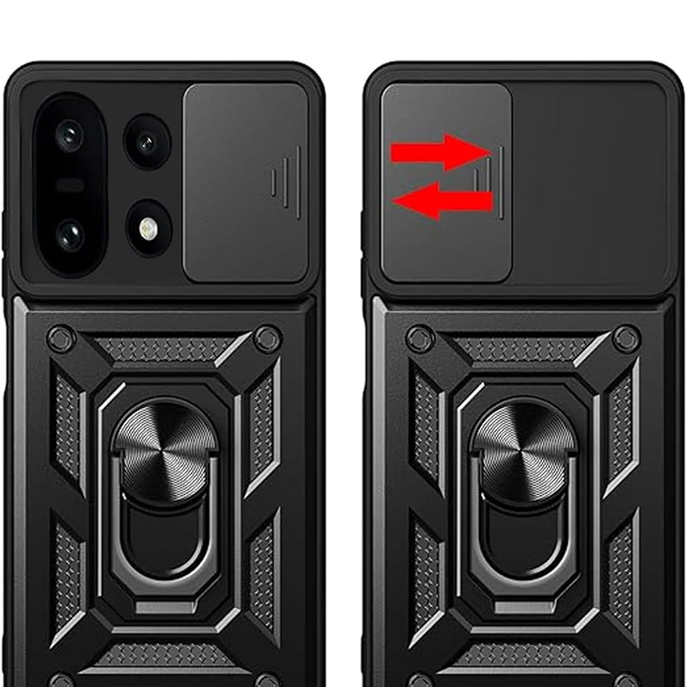 Hoes voor OnePlus 15, Techsuit, CamShield, Zwart