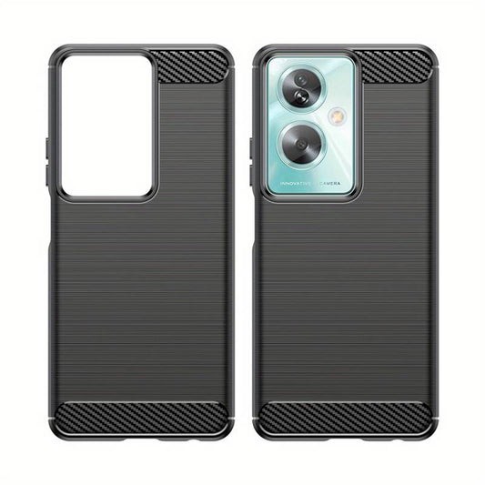 Hoes voor OnePlus Nord N30 SE / Oppo A79, Techsuit, Carbon, Zwart