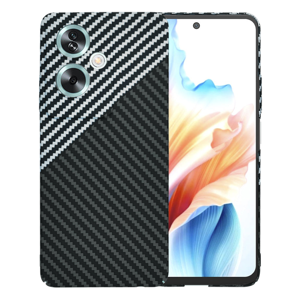 Hoes voor OnePlus Nord N30 SE / Oppo A79, Techsuit, Carbonite FiberShell, Zwart Grijs