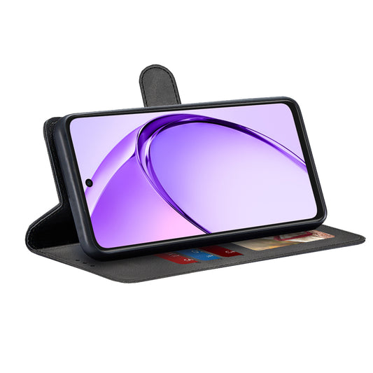 Hoes voor Oppo A3 4G / A3, Techsuit, Diary Book, Zwart