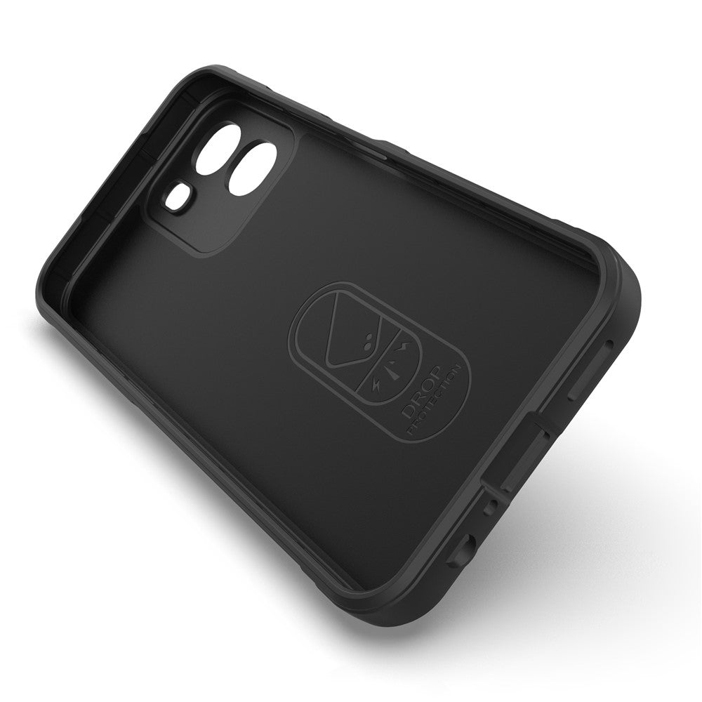 Hoes voor Oppo A6 4G, Techsuit, Magic Shield, Zwart