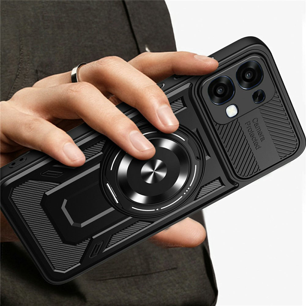 Hoes voor Oppo A6 Pro 5G / A6 Pro 4G, Techsuit, RuggedCam, Paars