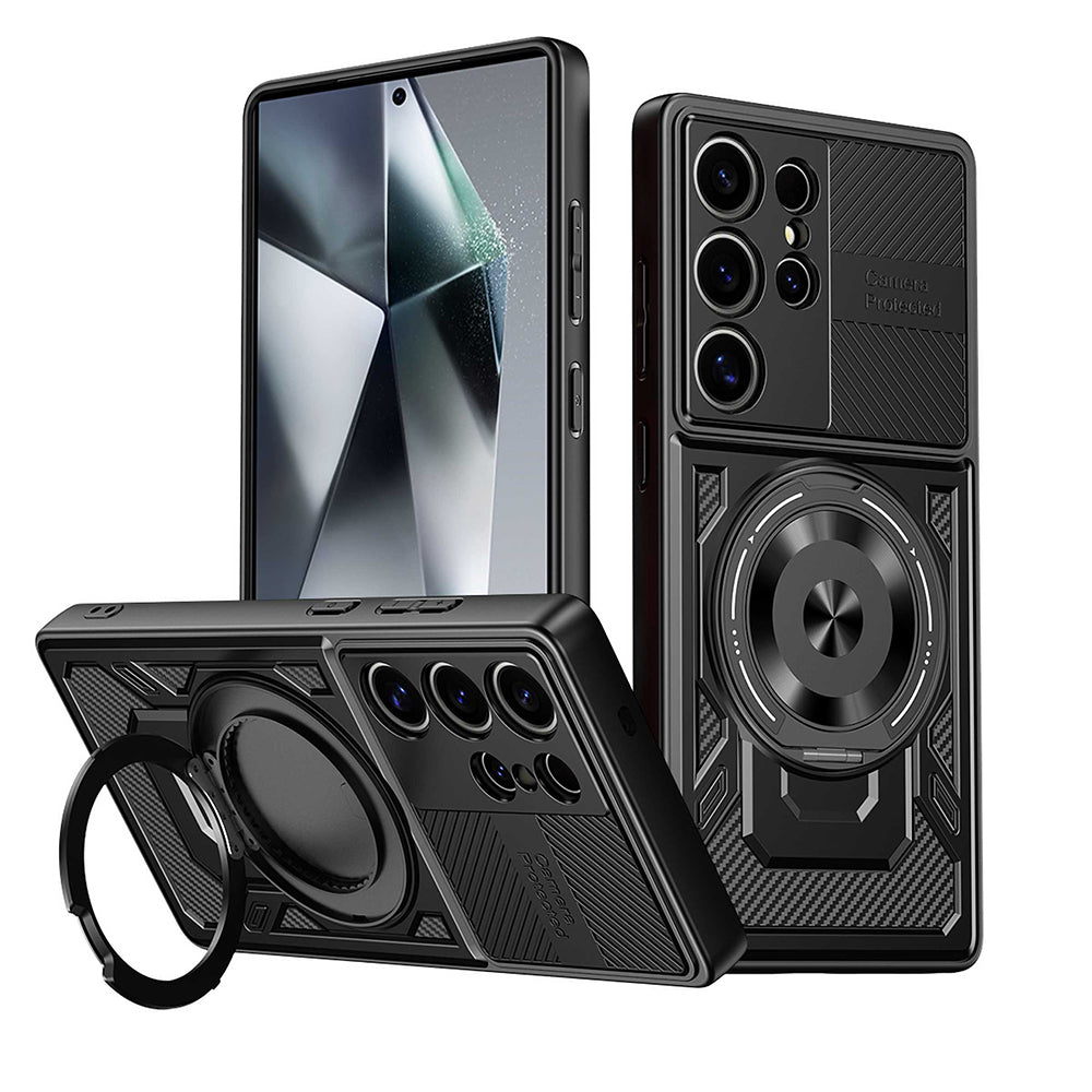 Hoes voor Oppo A6x 4G / A6x, Techsuit, RuggedCam, Zwart