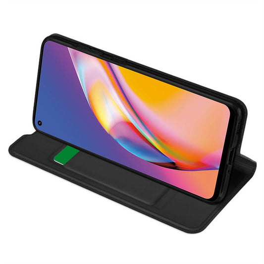 Hoes voor Oppo A94 / Reno5 Lite, Techsuit, Magskin Book, Zwart