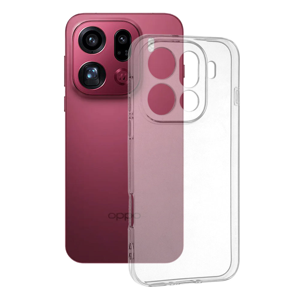 Hoes voor Oppo Find X9 Pro, Techsuit, Clear, Transparant