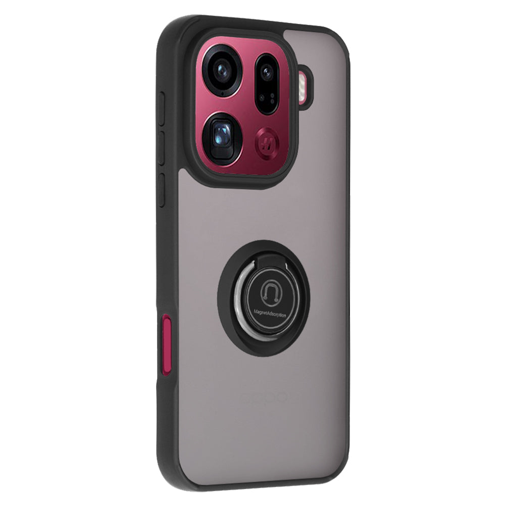 Hoes voor Oppo Find X9 Pro, Techsuit, Glinth, Zwart