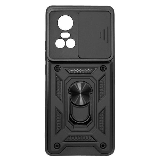 Hoes voor Oppo Reno10 / Reno10 Pro, Techsuit, CamShield, Zwart