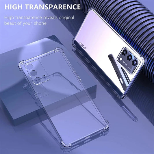 Hoesje voor Oppo Reno10 / Reno10 Pro, Techsuit, Schokbestendig Helder, Transparant