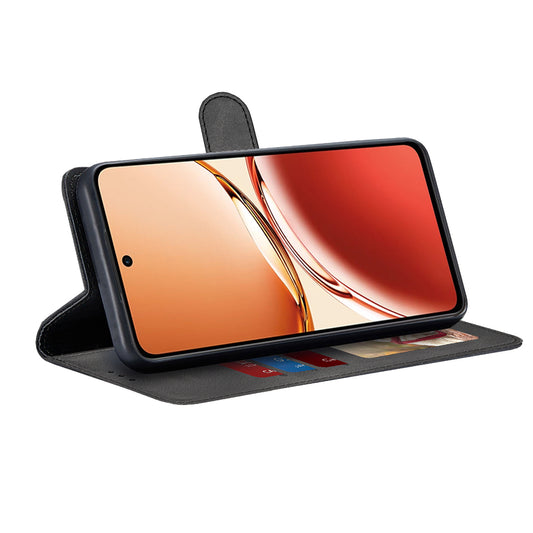 Hoes voor Oppo Reno12 FS 5G / Reno12 FS 4G / Reno12 F 4G / Reno12 F, Techsuit, Diary Book, Zwart