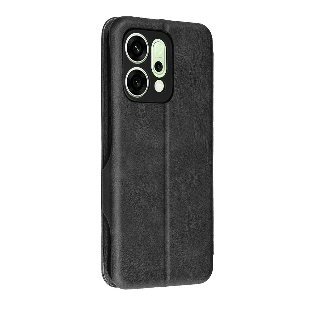 Hoes voor Oppo Reno14, Techsuit, Safe Wallet Plus, Zwart