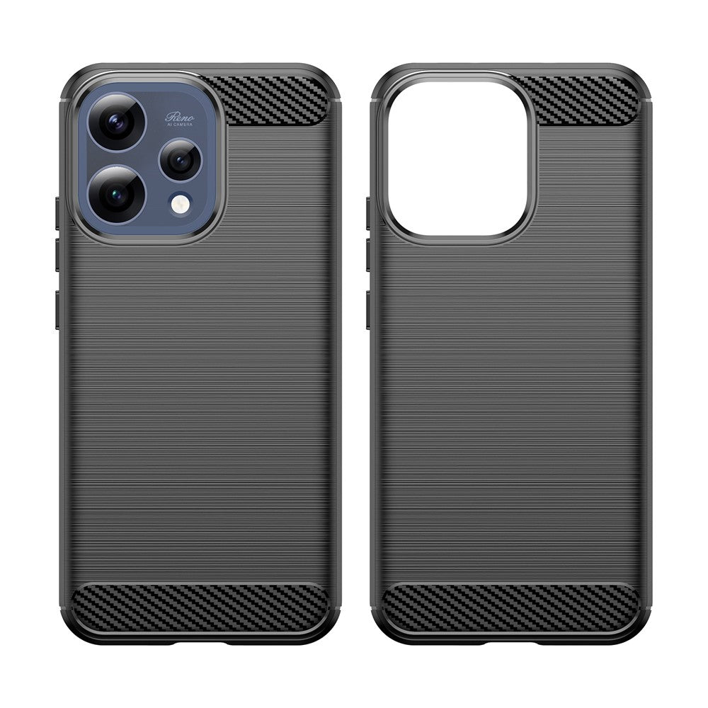 Hoes voor Oppo Reno15, Techsuit, Carbon, Zwart