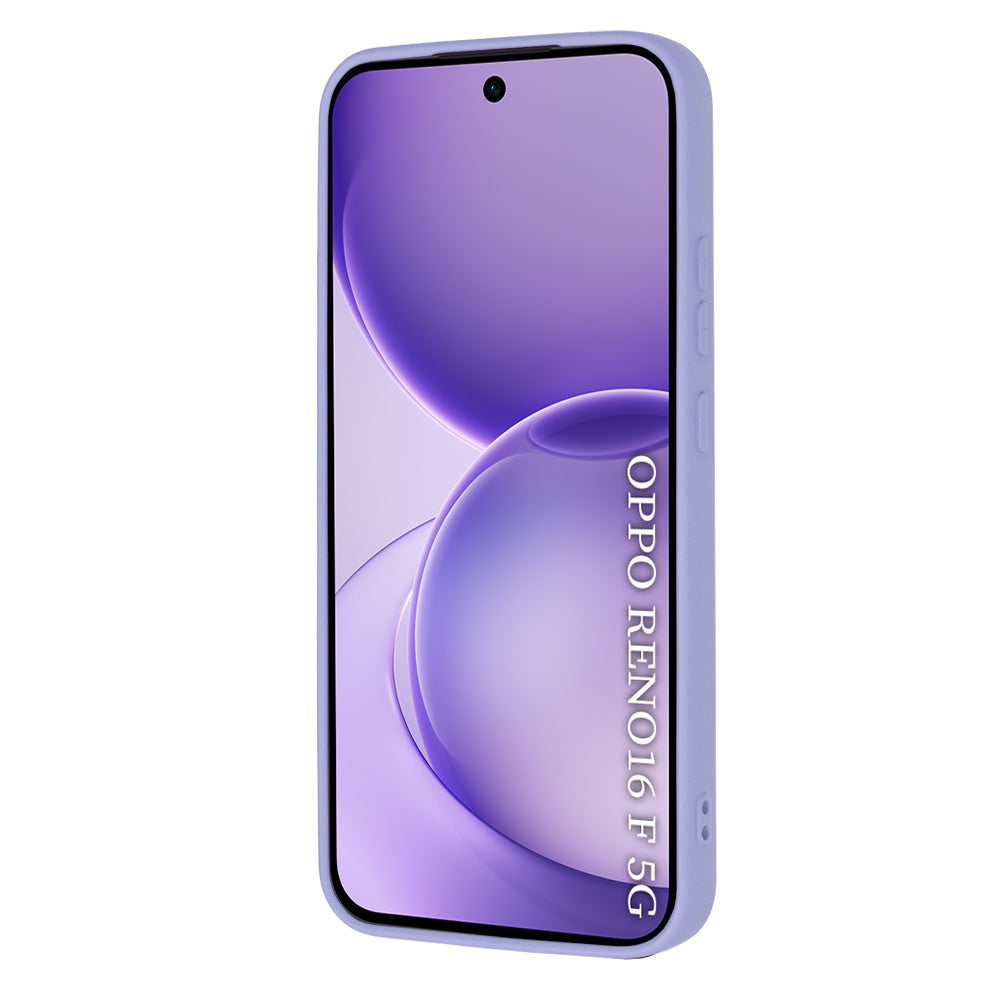 Hoes voor Oppo Reno16 F / Reno16 FS, Techsuit, SoftFlex, Lichtpaars