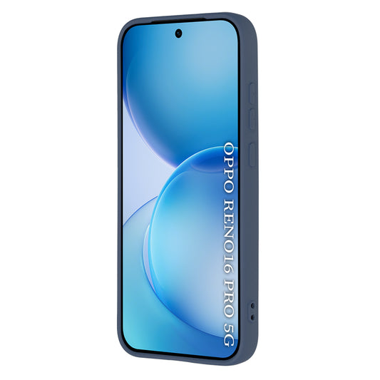 Hoes voor Oppo Reno16 Pro, Techsuit, SoftFlex, Marineblauw