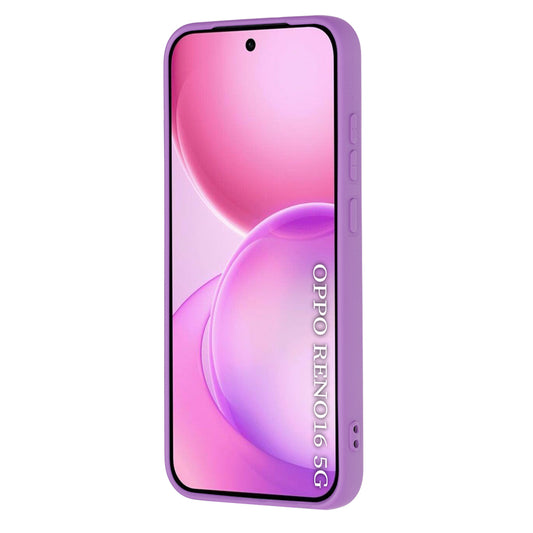 Hoes voor Oppo Reno16, Techsuit, SoftFlex, Paars