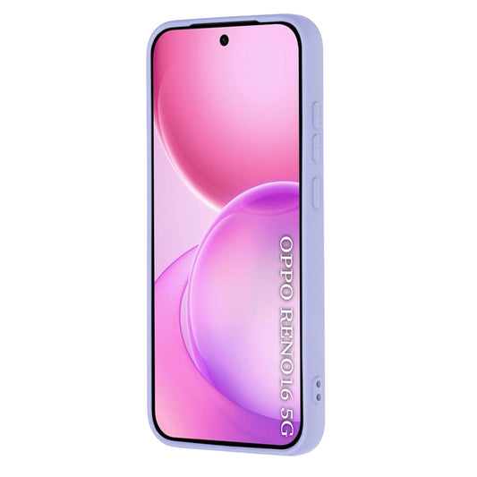 Hoes voor Oppo Reno16, Techsuit, SoftFlex, Lichtpaars