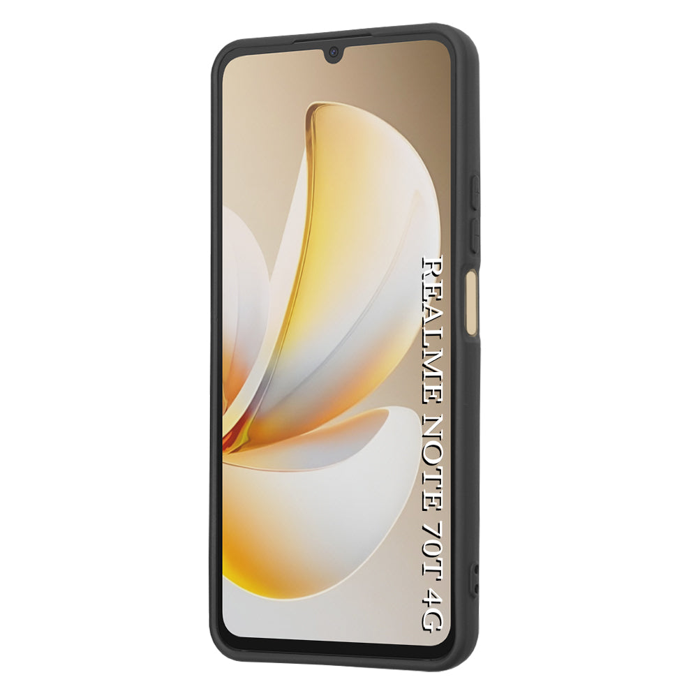 Hoes voor Realme Note 70T, Techsuit, SoftFlex, Zwart