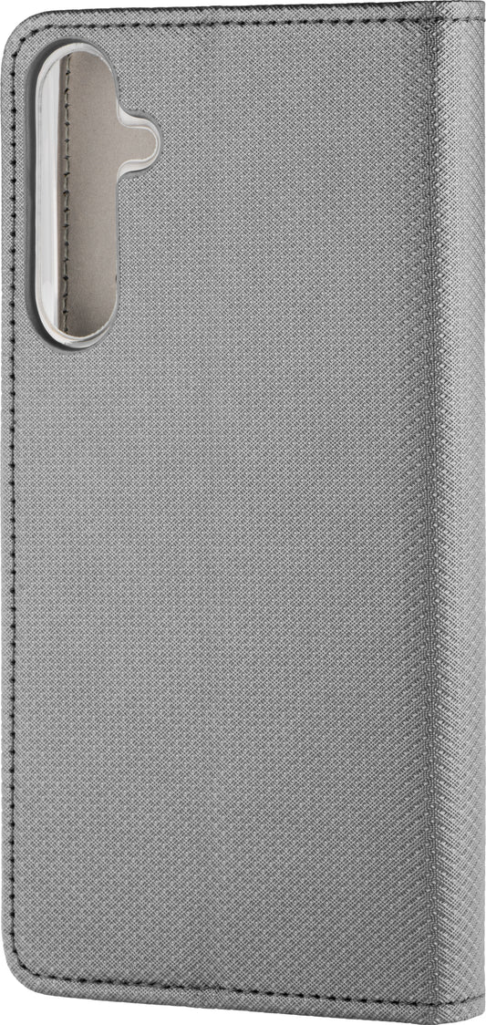 Hoes voor Samsung Galaxy J3 (2017) J330, OEM, Smart Magnet, Grijs